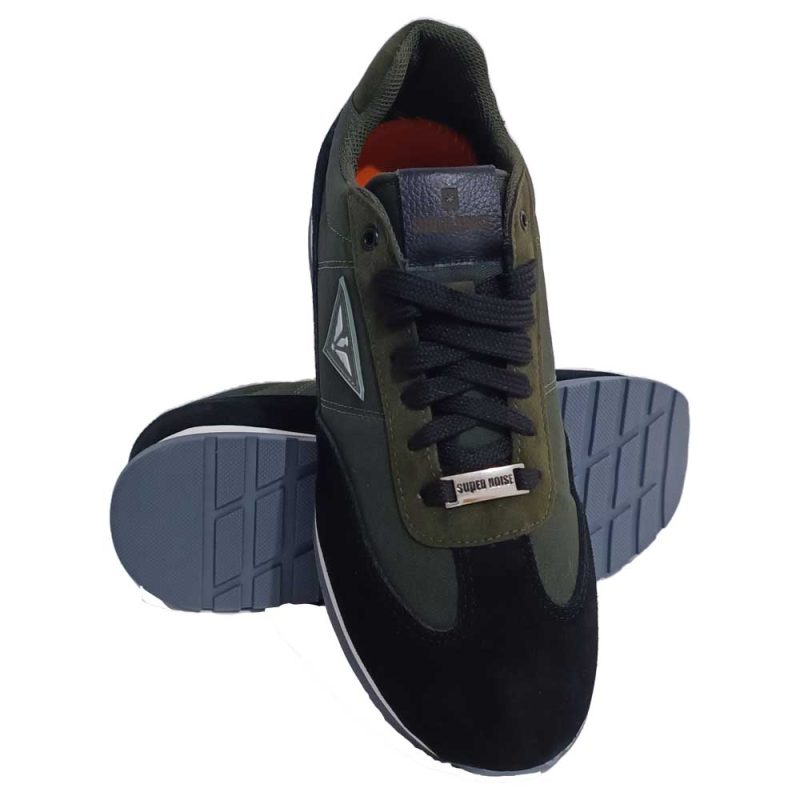 Royal verde militar suela blanca azul
